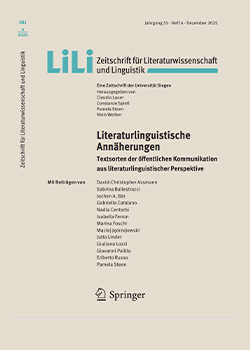 Literaturlinguistische Annäherungen
